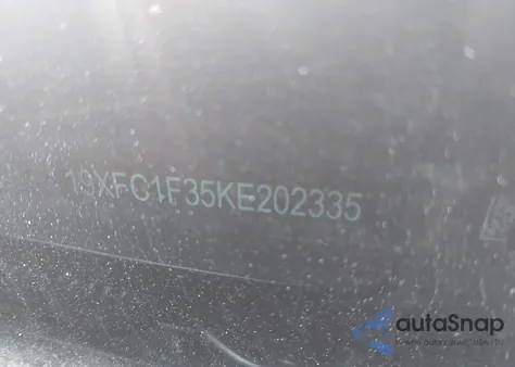 2019 Honda Civic Ex from USA, damaged, VIN 19XFC1F35KE202335